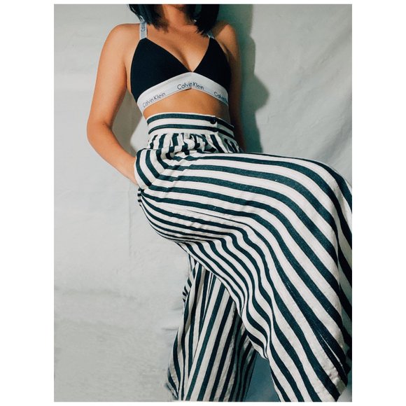 Striped Wide-leg pants - Picture 1 of 3